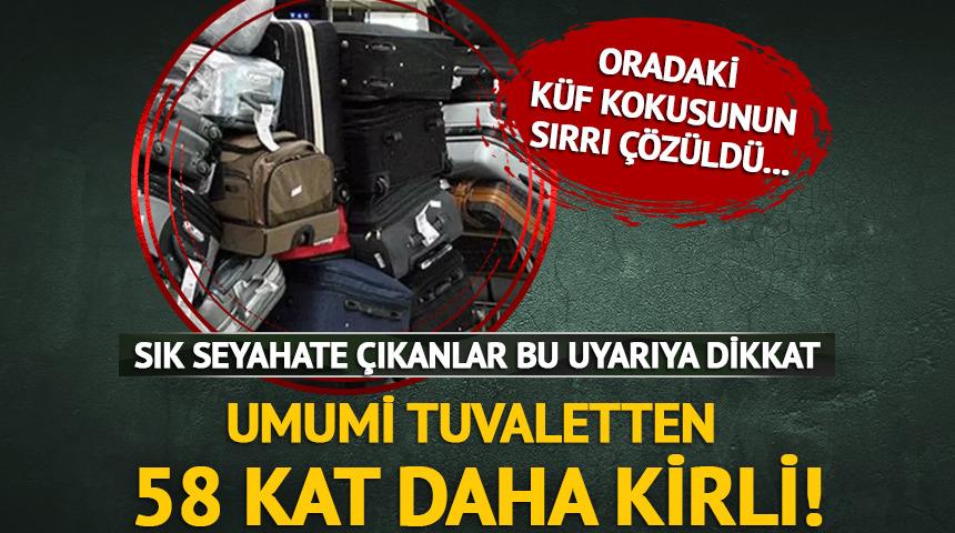 O tekerlekler umumi tuvaletten çok daha kirli!