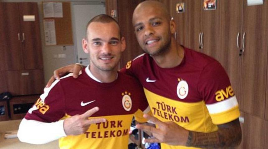 İşte Melo ve Sneijder'in yeni forma numaraları!