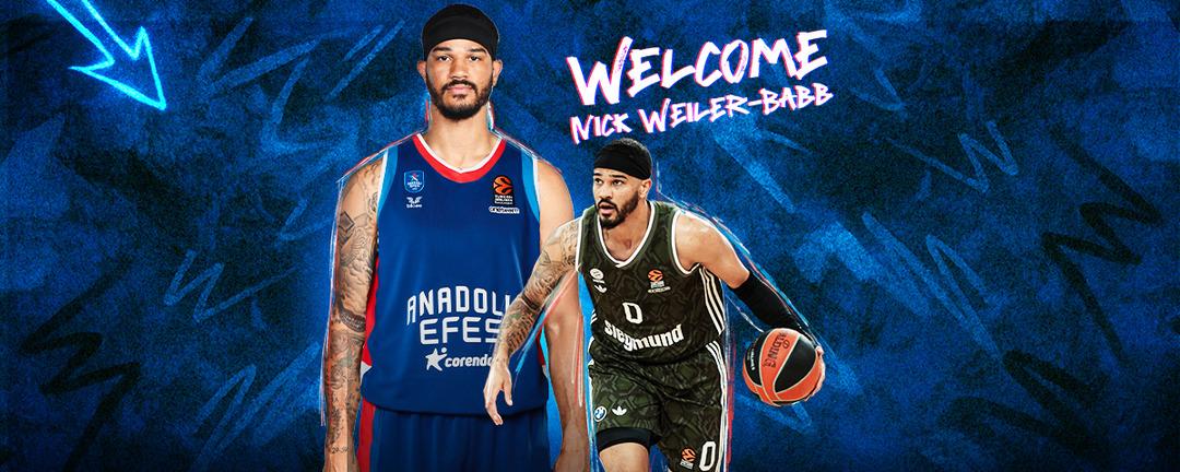 Anadolu Efes, Alman basketbolcu Nick Weiler-Babb ı kadrosuna kattı! 1