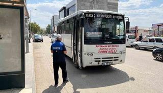 Toplu taşıma araçlarına sıkı denetim