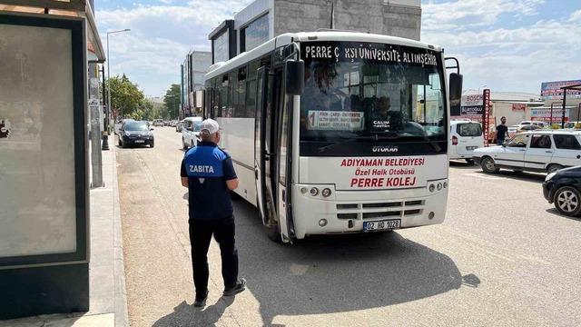 Toplu taşıma araçlarına sıkı denetim