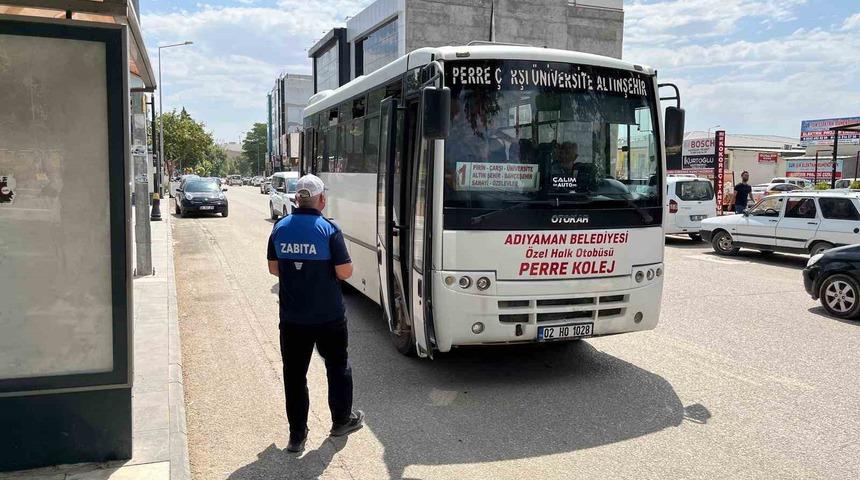 Toplu taşıma araçlarına sıkı denetim