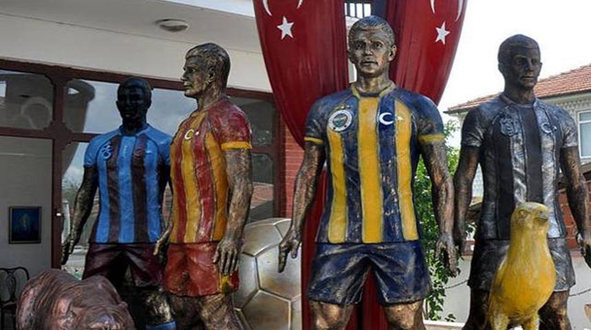 '4 Büyükler'i buluşturan heykel