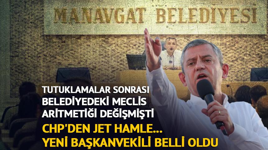 Manavgat'ta belediye başkanvekilliğine CHP'li Mehmet Çiçek seçildi