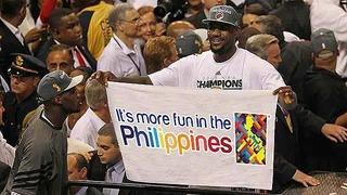 LeBron Manila'da