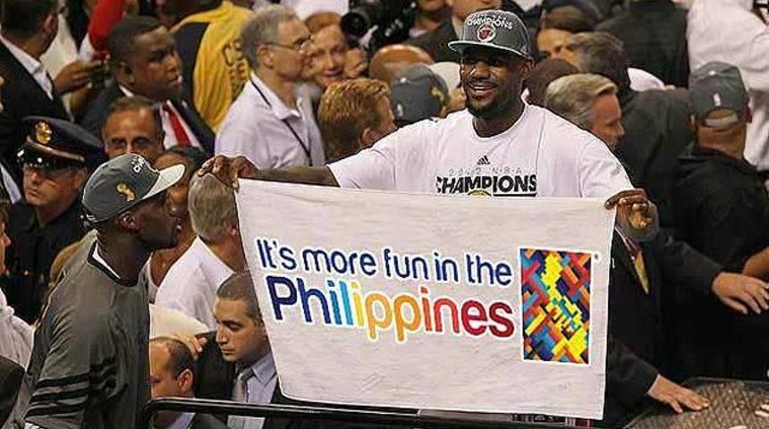 LeBron Manila'da