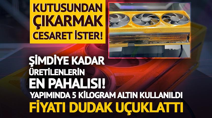 Yapımında tam 5 kilo altın kullanıldı, fiyatı dudak uçuklattı 