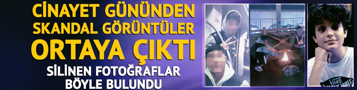 Cinayet gününden skandal fotoğraflar ortaya çıktı