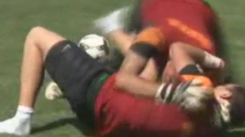 Muslera ve Ufuk fena kapıştı!