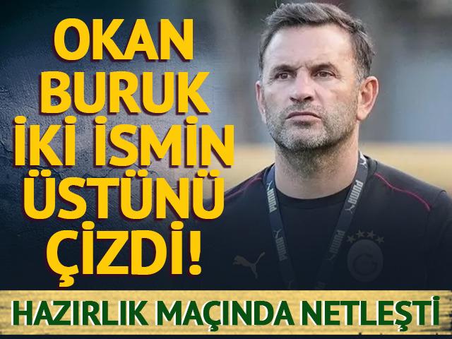 Hazırlık maçında netleşti! Okan Buruk o iki ismin üstünü çizdi