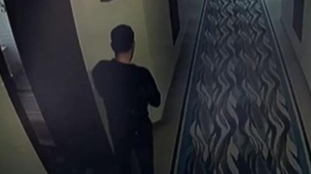 Otelin yöneticileri yangın anında böyle kaçmışlar