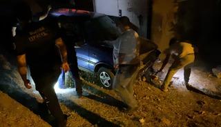 Şarampole uçtu! Burnu bile kanamadı