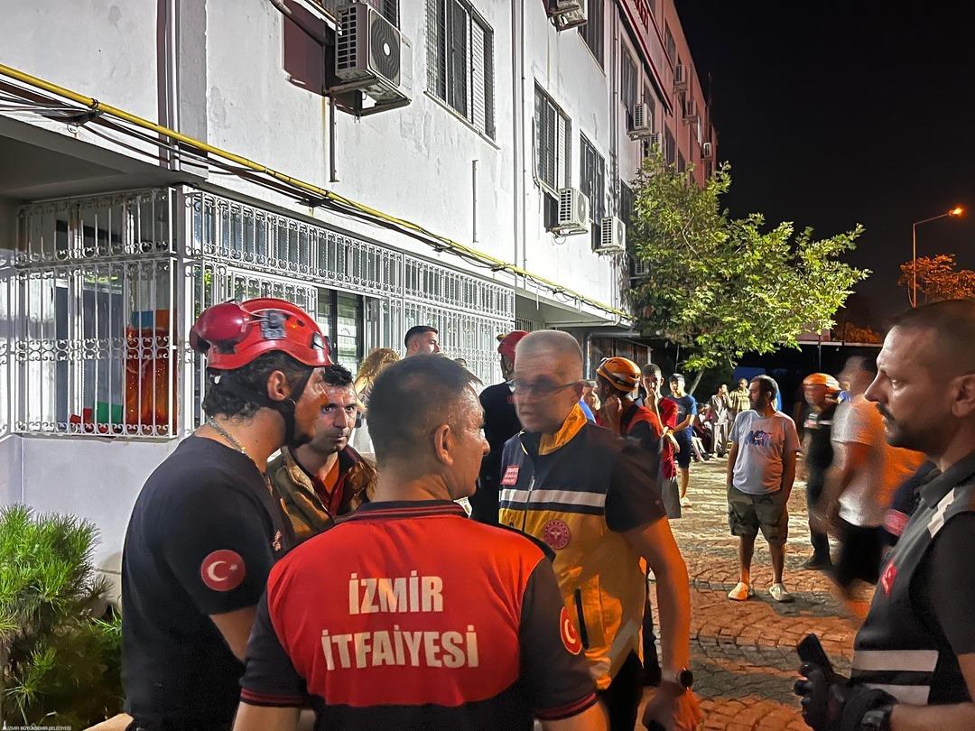 İzmir de engelli bakımevinde yangın! Dumandan etkilenen 12 kişi hastaneye kaldırıldı 3