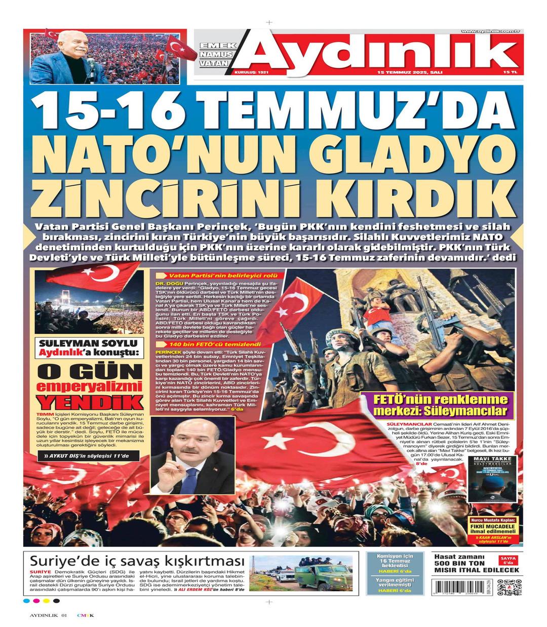 Aydınlık Gazetesi
