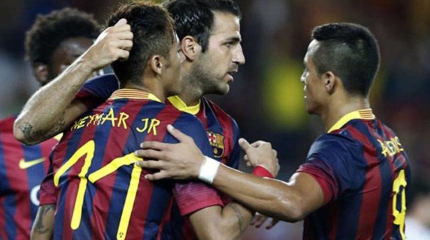 Barcelona Brezilya'yı b&ouml;yle yıktı!