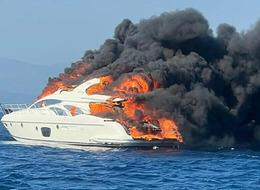 Bodrum'da alev alev yanmıştı! Lüks motoryatın sahibi o aile çıktı, kılpayı kurtuldular