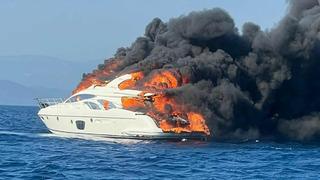 Bodrum'da alev alev yanmıştı! Lüks motoryatın sahibi o aile çıktı, kılpayı kurtuldular