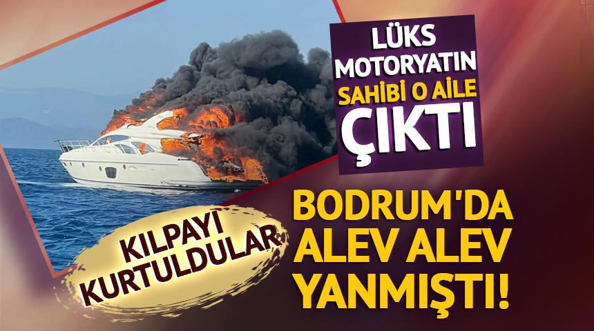 Lüks motoryatın sahibi o aile çıktı, kılpayı kurtuldular