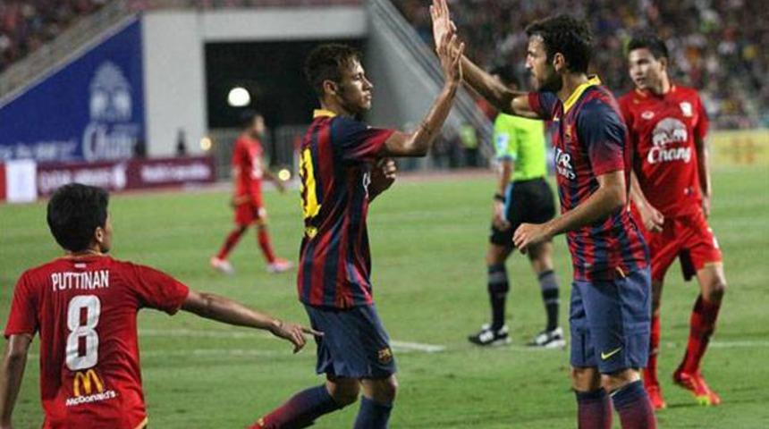 Barcelona Asya'da gol oldu yağdı