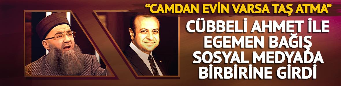 Cübbeli Ahmet ile Egemen Bağış sosyal medyada birbirine girdi