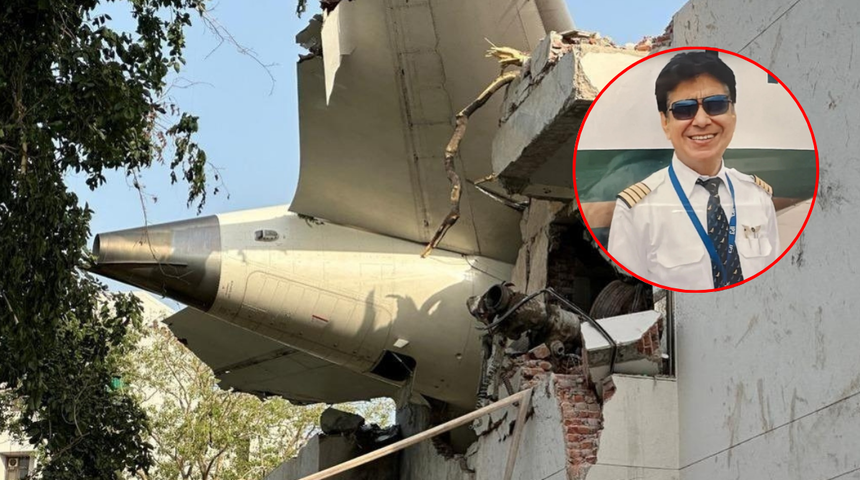 Hindistan'da düşen yolcu uçağının pilotuyla ilgili olay iddia! Annesi kazadan önce ölünce...