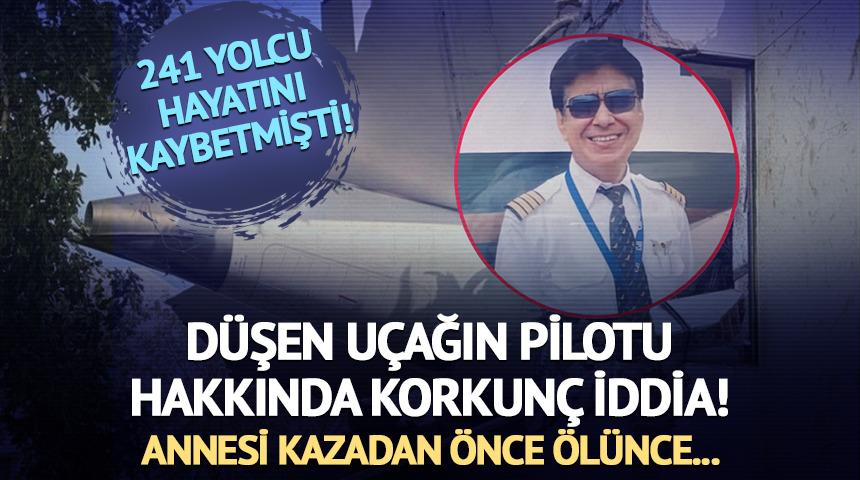Düşen yolcu uçağının pilotuyla ilgili olay iddia! Annesi ölünce...