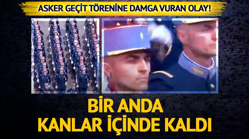 Askeri geçit töreninde olay! Bir anda kanlar içinde kaldı