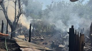 Anız yangını ormana sıçramadan söndürüldü