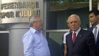 Mehmet Haberal'dan Aziz Yıldırım'a ziyaret