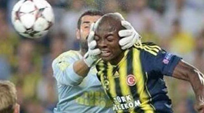 Fenerbah&ccedil;e - Arsenal ma&ccedil;ına damga vuran kare..
