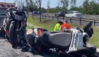Kağıthane'de iki motosiklet çarpıştı: 4 yaralı