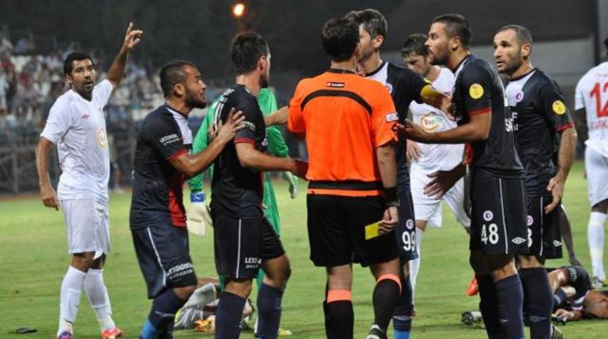 Fethiye'de ma&ccedil; yarıda kaldı