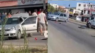 Husumetliler trafikte çarpışan oto oyunu gibi kavga etti: 3 yaralı