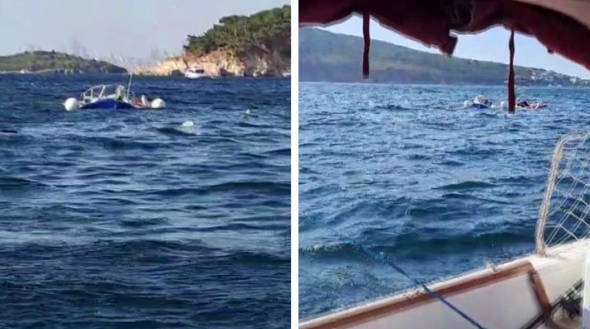 Denizde can pazarı! Heybeliada açıklarında motoryatın çarptığı tekne battı: 7 kişi kurtarıldı