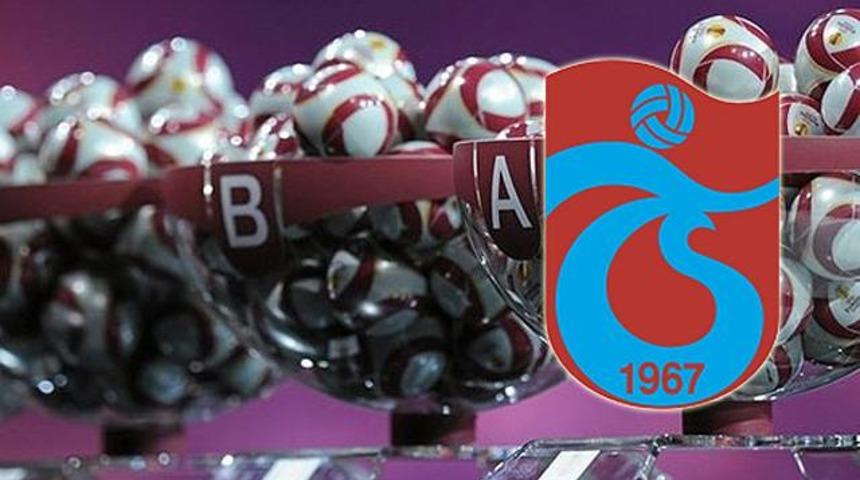 Trabzonspor'un rakipleri belli oldu