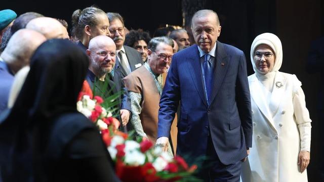 Cumhurbaşkanı Erdoğan, En Uzun Gece destanının ilk temsilini izledi