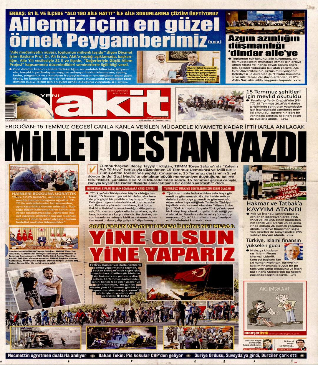 Yeni Akit Gazetesi