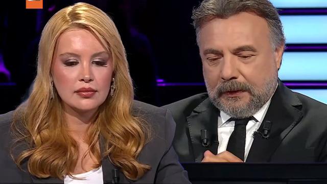 Ünlü futbolcunun eşi Kim Milyoner Olmak İster'e katıldı! 2 bin TL'lik ilk soruda joker kullandı