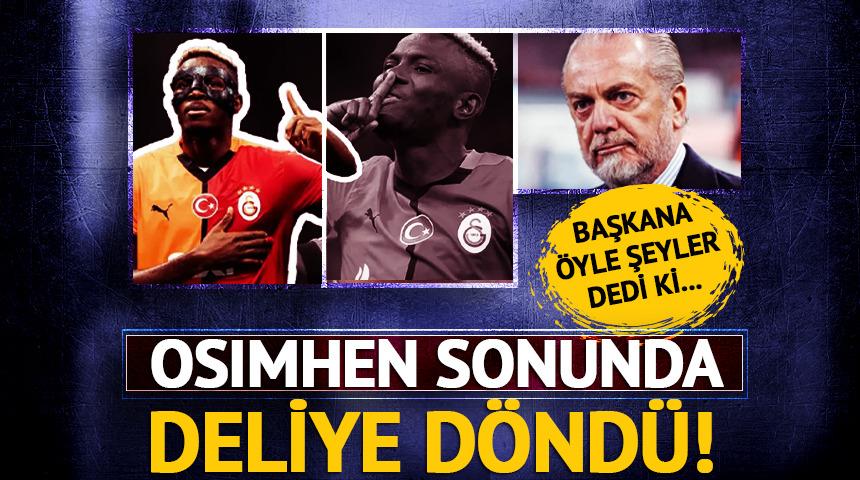 Osimhen sonunda deliye döndü! Başkana öyle şeyler dedi ki...