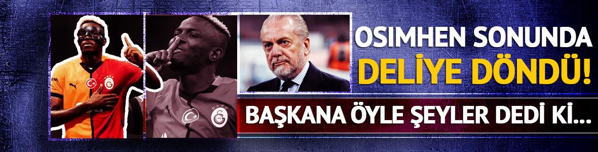 Osimhen sonunda deliye döndü! Başkana öyle şeyler dedi ki...