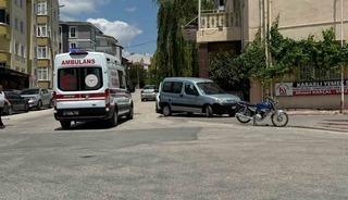 Bilecik’te kontrolden çıkan motosiklet devrildi, sürücüsü yaralandı