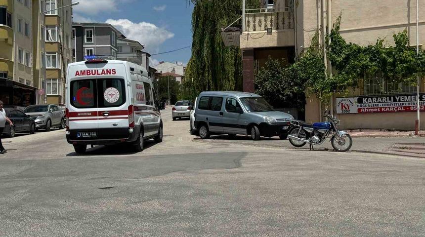 Bilecik’te kontrolden çıkan motosiklet devrildi, sürücüsü yaralandı