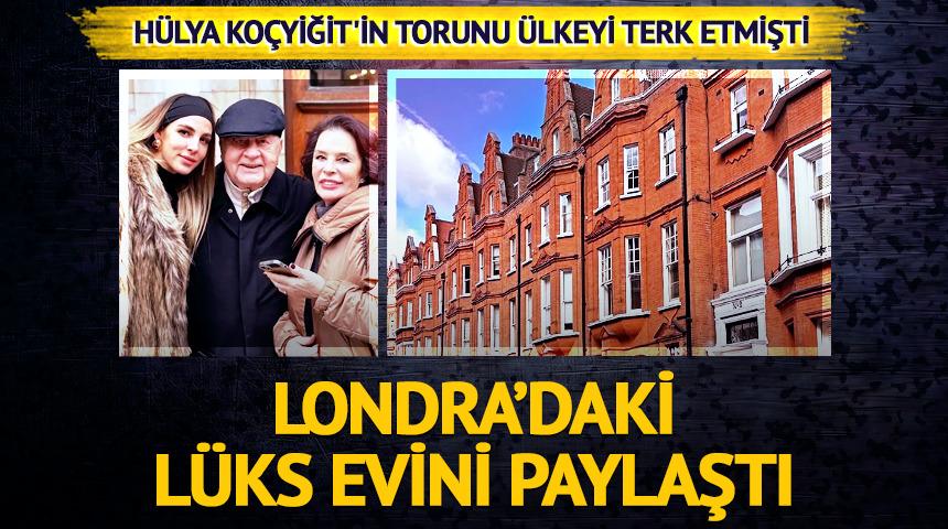 Dubai'de yaşıyordu... Hülya Koçyiğit'in torunu Londra'daki lüks evini paylaştı
