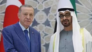 Cumhurbaşkanı Erdoğan, BAE Devlet Başkanı Al Nahyan'ı resmi törenle karşıladı