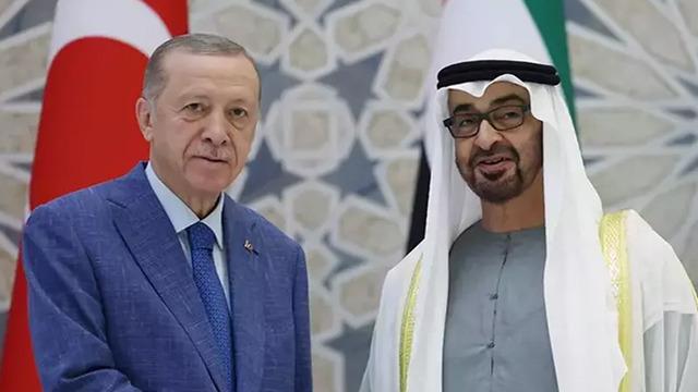 Cumhurbaşkanı Erdoğan, BAE Devlet Başkanı Al Nahyan'ı resmi törenle karşıladı