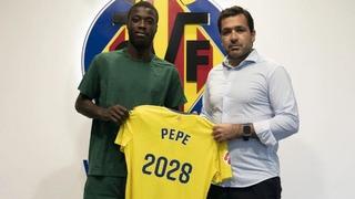 Nicolas Pepe, Villarreal ile sözleşmesini 2028'e kadar uzattı
