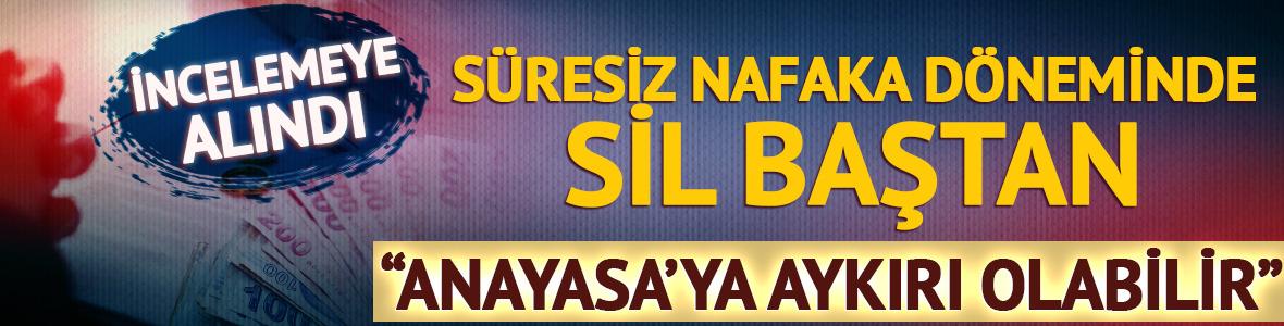 Aile Mahkemesi "Anayasa'ya aykırı" dedi, süresiz nafaka AYM'ye taşındı