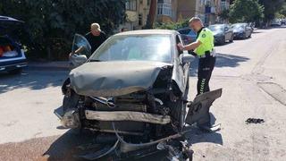 Samsun’da iki otomobil çarpıştı: 1 yaralı