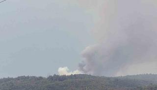 Incendio provocado por un rayo en Yatağan