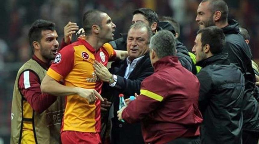 Galatasaraylı futbolculardan Terim'e veda